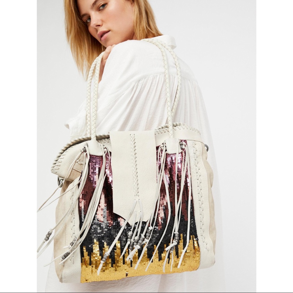 Midnight Hour Sequin Tote - Free People